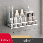 Vannitoa Riiul Korraldaja 30-50CM Du&scaron;inurga Hoiuriiul H&otilde;bedane Kosmose Alumiinium Tualettpaberi &Scaron;ampoonihoidja Vannitoa Tarvikud