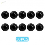 Kokkup&otilde;rkevastane silikoonpadi autoukse sulgemine p&otilde;rutusvastane kaitse helikindel vaikne puhvri kleebised tihend auto tarvikud 10pcs without logo must