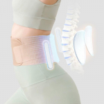 Thin Waist Support Belt on The Lower Back Relieves Breathable Lumbar Support Belt for Sit Bones S