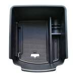 for Kia Seltos - Car Armrest Storage Box Central Console Glove Organizer Car Interior Accessories black