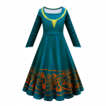 Vapper Legend Merida T&uuml;drukute Halloweeni Pikk Seelik ja Keep Komplekt 130