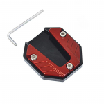 Mootorratta tarvikud Pikendusjala padja tugiplaat Alumiiniumisulamist Mootorratta tugijalg pikendusjala k&uuml;lgjalg punane