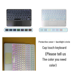 360&deg; p&ouml;&ouml;rlev klaviatuuri&uuml;mbris Huawei MatePadi 10,4-tollise pliiatsipesa ja l&auml;bipaistva kaanega tahvelarvuti jaoks