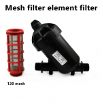 1'' Y-t&uuml;&uuml;pi filter PE/PVC &uuml;hendus P&otilde;llumajanduslik niisutusvee filter 120 silmaga filterelement 1 Inch must