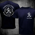 Hispaania V&auml;lisleegion Hispaania Espanola Tercio Armee S&otilde;jav&auml;e T-s&auml;rk Suvine L&uuml;hikeste varrukatega O-kaelusega Meeste T-s&auml;rk Uus T&auml;navamood M must