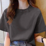 VEZFAA Naiste mood vabaaja suve kevadised l&uuml;hikeste varrukatega O-kaelusega pluusid ja s&auml;rgid S