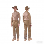Taktikaline varustus Lahinguvorm Khaki Kombinatsioon Pluus Cargop&uuml;ksid &Uuml;likond Unisex T&auml;iskasvanu XL