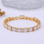 Lihtne Ristk&uuml;likukujuline Tsirkoon K&auml;ev&otilde;ru T&uuml;drukutele Ni&scaron;&scaron; Vask V&auml;&auml;riskividega K&auml;ev&otilde;ru Length 18 + 3 cm Extended Buckle