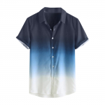 Meeste vabaaja rev&auml;&auml;riga gradientne rannapuhkuse riietus meeste moes&auml;rk M sinine