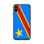 Coque T&eacute;lephone Drapeau r&eacute;publique d&eacute;mocratique du Congo &ndash; iPhone XS