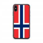 Coque iPhone &ndash; Drapeau &icirc;le Bouvet &ndash; Supp &ndash; Mitmev&auml;rviline &ndash; &Uuml;hilduv iPhone XS &ndash; Vertikaalne
