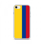 Coque iPhone &ndash; iPhone 8 &ndash; Drapeau de la Colombie &ndash; Silikoonist supp &ndash; Mitmev&auml;rviline &ndash; Disain