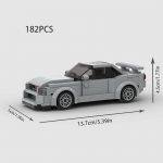 MOC F1 Linna Kiiruse Spordi Meistri V&otilde;idus&otilde;iduauto Ehitusklotsid Tellis R34 RX-7 S&otilde;iduk Superauto Kiire ja Vihane MK4 Supra Laste M&auml;nguasjad