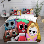 Dandy's World Voodikomplektid Voodikate Tekk Voodikate Padjap&uuml;&uuml;r 2-3-osalised komplektid Laste T&auml;iskasvanute Magamistoa Sisustus AU Double180x210cm