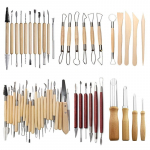 Roostevaba teras Keraamika Spaatel Pol&uuml;meersavi Skreeper Keraamika Modelleerimist&ouml;&ouml;riistad Kunst &Otilde;limaal Noad Koogispaatli Komplekt