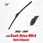 Wiper 14 Rear Wiper Blade For Seat Ibiza Hatchback 2012 2013 2014 2015 2016 2017 MK4 facelift Windshield Windscreen Rear Window