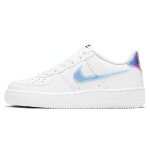 Nike Air Force 1 LV8 GS Digitaalse Swooshiga Laste Tossud Valge Mitmev&auml;rviline Must CW1577-100 35.5