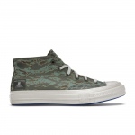 Undefeated x Converse Half Chuck 70 Mid Tiigrikamo Mustriga Unisex Tossud Roheline Meresprei Fossiil 172397C 36.5