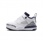 Air Jordan Spizike Low TD Obsidian Beebi Tossud Valge Puhta-Plaatina FQ3952-104 21