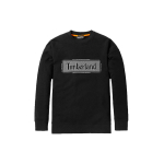 Timberland Kirjalogo Prinditud &Uuml;mmarguse Kaelusega Dressipluus Meeste dressipluus Must A2A14-001 XL gray