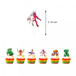 Garten of BanBan Party Supplies sisaldab lastele m&otilde;eldud Banner Cake Topper &otilde;hupalle
