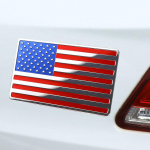 2tk autoveoauto 3D metallist USA lipukleebis Ameerika kleebisega kehaembleemi tarvikud
