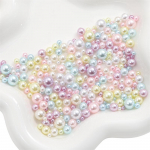 200 tk ilma auguta 3-8 mm v&auml;rvilised ABS-i &uuml;mmargused p&auml;rlite imitatsiooniga helmed isetegemiseks ehete k&auml;sit&ouml;&ouml;ks kodukaunistamise kunsti kunstkunsti kunstp&auml;rlid vaasit&auml;iteks 16 3-8mm 750-1000pcs