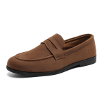 Uued Klassikud Meeste Suede Slip-On Mokassiinid Preppy Kerged Hingavad Kingad Libisemiskindlad Igap&auml;evased Moodsad Vabaaja V&auml;lisjalan&otilde;ud 39