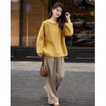 Mocana Women's Relaxed Merino Wool Long Sleeve Sweater One Size