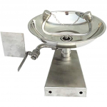 H&auml;daolukorra silmapesujaam 304 roostevabast terasest kahekordse otsikuga silmapesu seinakinnitus Ohutus silma- ja n&auml;opesukauss