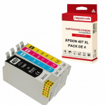 NOPAN-INK - x4 Kassetti EPSON 407 XL 407XL &uuml;hilduvad WF 4745 WF 4745DTWF WorkForce Pro WF-4745 WorkForce Pro WF-4745DTWF