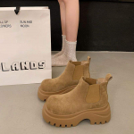 2025 uus s&uuml;gis Martin saapad naiste mitmek&uuml;lgsed paksude tallaga k&otilde;rgust lisavad l&uuml;hikesed saapad moodsad vabaaja mitmek&uuml;lgsed Briti stiilis l&uuml;hikesed saapad naistele 40