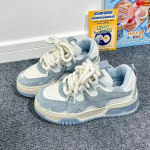 Naiste trendikad paksud k&otilde;rgendatud kingad Four Seasons New Korean Edition mitmek&uuml;lgsed libisemisvastased lauajalatsid T&auml;navaspordi vabaajajalatsid 35 tumesinine v&auml;rv