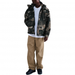Nike x Stussy Eemaldatava kapuutsiga Funktsionaalne Minimalistlik Camouflage Pikkade varrukatega Jakk Unisex Jakk HQ8521-900 L