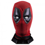 Deadpool t&auml;isn&auml;oga mask Hingav kootud mask Halloweeni Cosplay jaoks, Punane 30x20cm