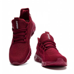 moe Fujeak kerged vabaaja tossud meestele suuremate suurustega unisex jalatsid hingavad mugavus meeste kingad libisemiskindel minimalism kingad 36 burgundiapunane
