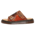 dr. Martens avatud varbaosa &uuml;mmarguse varbaosaga libisemiskindlad pl&auml;tud Unisex sandaalid Pruun 31490145 38