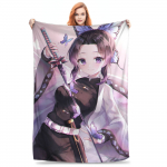 Demon Slayer Kochou Shinobu Tekk Flanell Suvine Kimetsu No Yaiba Kamado Nezuko Pehme Visketekk Voodipesuks Diivanikatteks Tekk 30x40in
