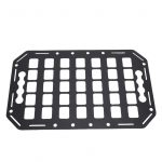 Veoauto kastile Molle paneeliga riiul 15x9,25x0,08 tolli alumiinium Kasutada koos L-r&ouml;&ouml;bastega T&ouml;&ouml;riista- ja kaubahoidik Molle paneel autodele, maasturitele, pikapitele