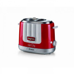 Appareil &agrave; hot dog - ARIETE - 206 - 650 W - 4 compartiments - Rouge punane
