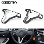 Auto kroomitud rooliratta v&auml;lisraami katte trimm Mercedes BENZ CE GLK CLS klassi W176 W246 W204 W212 GLK204 W156 W117 jaoks Model H