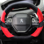 for Peugeot 3008 4008 5008 Car Steering Wheel Cover Winter Plush Auto Accessories interior Coche punane