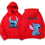 Korea Hupparid Disney Br&auml;nd Armas Kawaii T&auml;ht ja Stitch Muster Multikad Hupparid 2024 Naiste Talvised Soojad Joped Mantlid Soodustus S