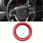 ABS punane rooliratta keskr&otilde;nga katte trimm Jeep Grand Cherokee 2014 2015 2016 2017 2018 auto stiilile