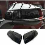 Autotarvikud sobivad Toyota Sienna 2021 2022 2023 2024 2025 V&auml;line tahavaatepeegli ja k&uuml;ljepeegli kate (L&auml;ikiv must) ABS 2 tk triibuline