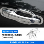 for Dodge Journey JUCV Fiat Freemont 2011 2012 2013 2014 2015 2016 2017 2018 Abs Chrome Silver Car Door Handle Bowl Cover Trim h&otilde;be