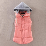 Naiste vest soe varrukateta jakk Puuvillane massiivne kapuutsiga vest &uuml;ler&otilde;ivaste jaoks XXXL armee roheline v&auml;rv