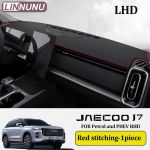 LINNUNU Fit for jaecoo j7 PHEV accessories 2025 CarDashboard Cover 2024 Mat Sun Shade Pad Avoid Light Mat trument Carpet Black stitching LHD