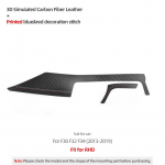 For BMW F30 F32 F34 Made of Alcantara Dashboard Panel trument Trim Covers M Performance Stickers Car Interior Accessories Carbon Leather RHD