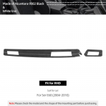 For BMW E60 Series 5 Made of Alcantara Dashboard Panel trument Trim Strip Performance Sticker Car Interior Tuning Accessories White RHD